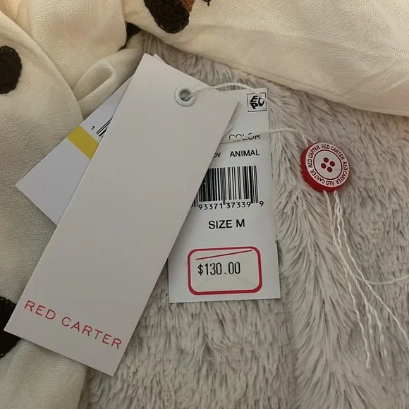 Red Carter Tie Front Top - Picture 7 of 8